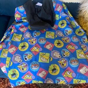 Adult M nickelodeon windbreaker zip up